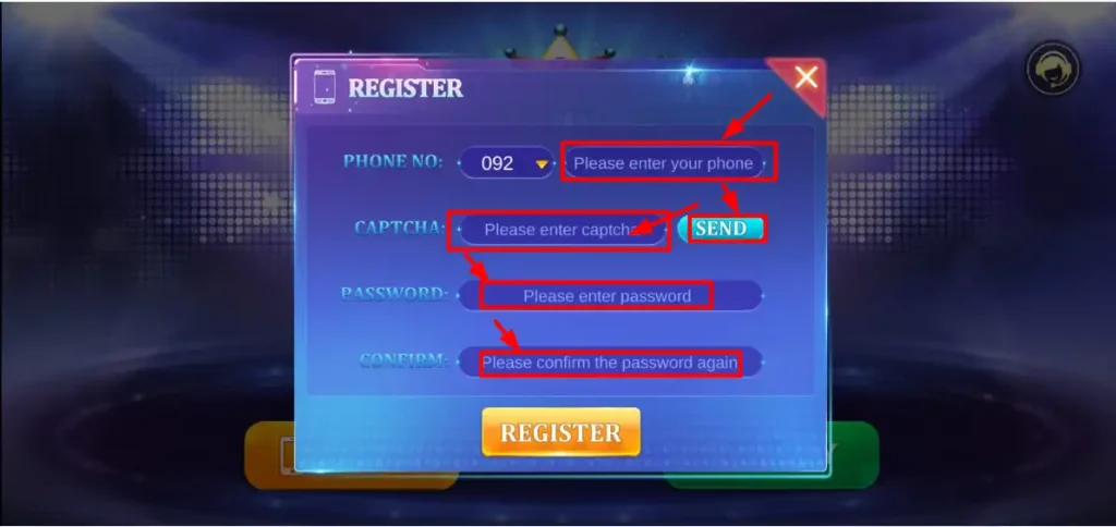 Register Lucky97 Game 1